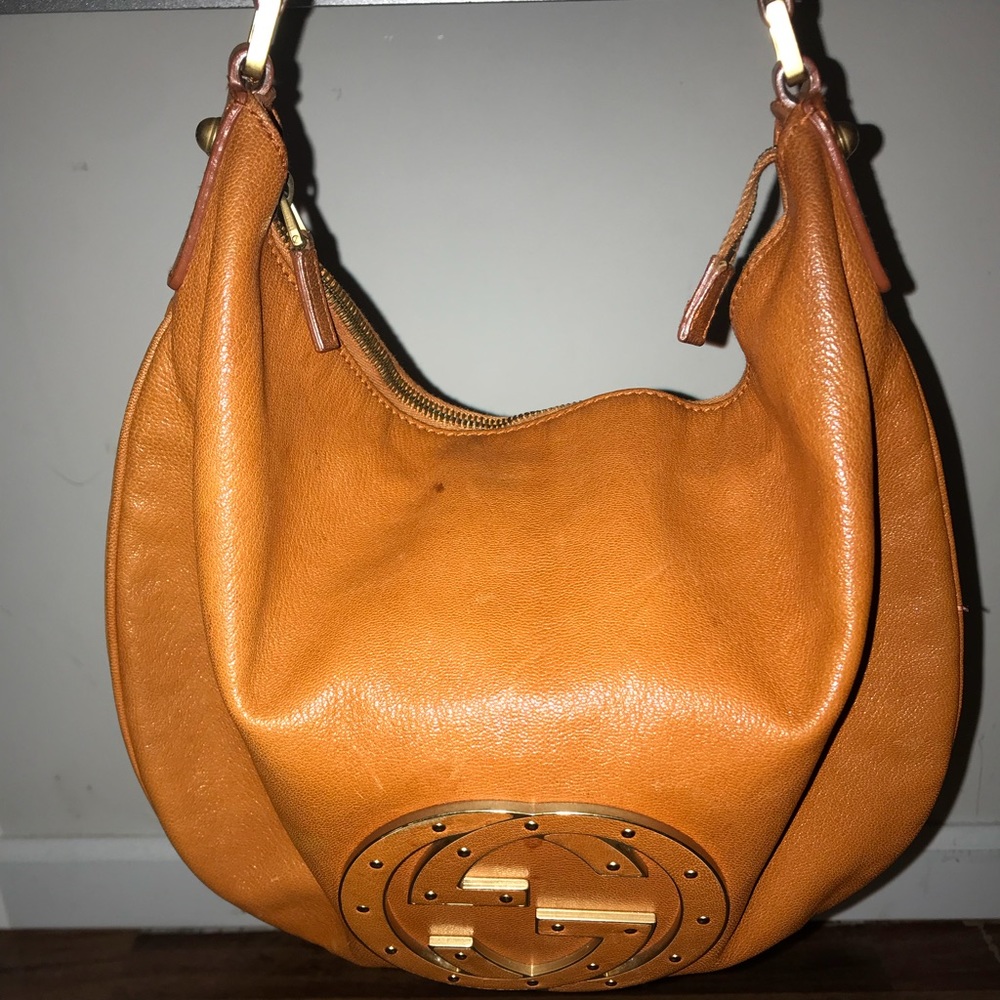 Vintage Gucci logo handbag
